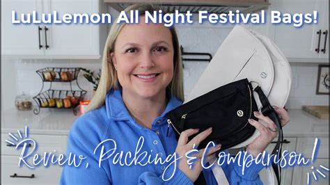 lululemon all night festival bag micro dupe|all night festival bag review.